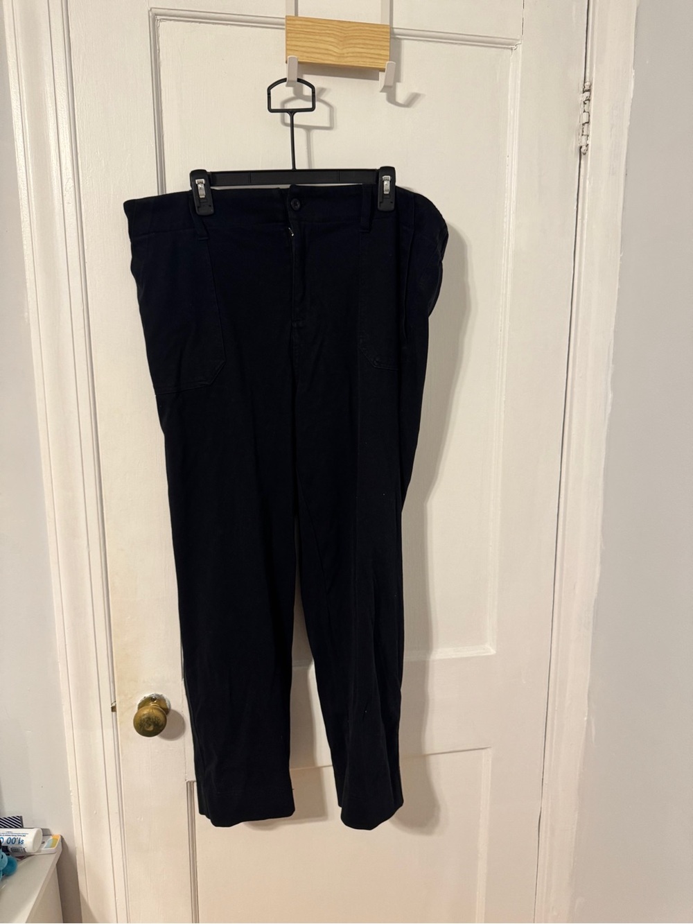 32 Degrees Black Straight-Leg Chinos